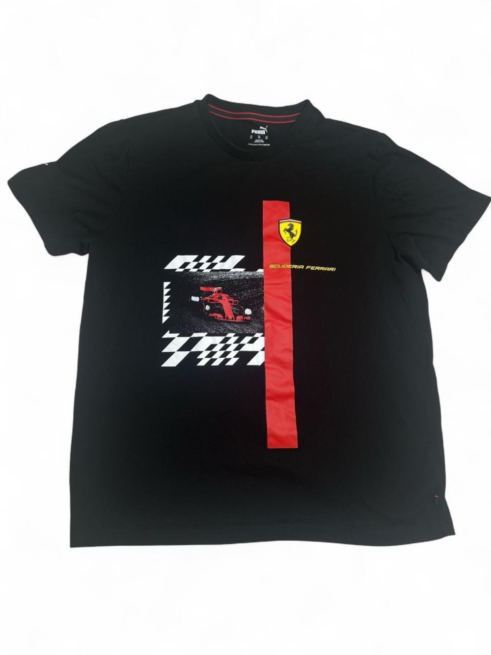Puma Scuderia Ferrari Formula 1 F1 Graphic T Shirt Black Men’s XL Racing Tee